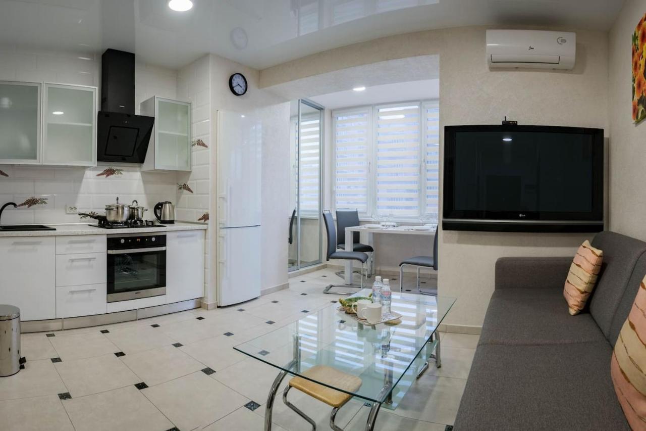 2-Room Apartment Lux Near Centre Wi-Fi Free Dnipro Dış mekan fotoğraf