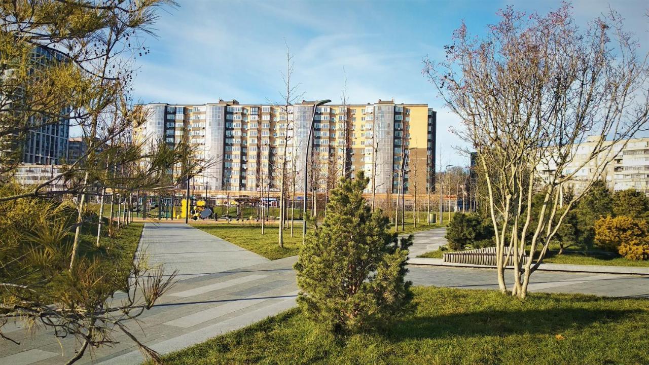 2-Room Apartment Lux Near Centre Wi-Fi Free Dnipro Dış mekan fotoğraf